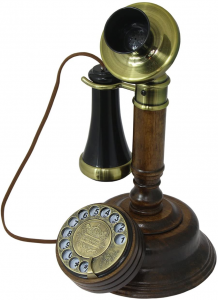 A rotary phone, a sign of simpler times